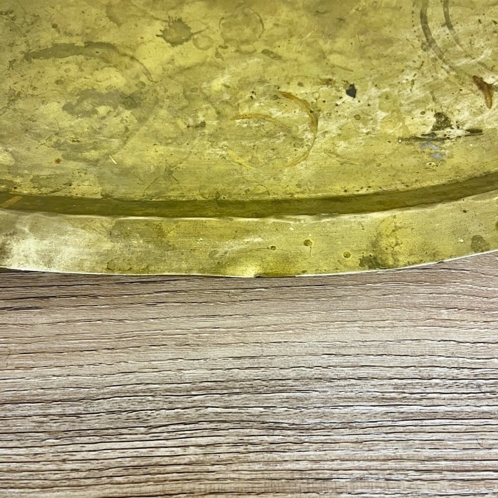 Antique Russian Hand Made Heavy Weight Tray - Picture 7 of 10